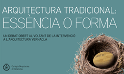 Arquitectura tradicional essència o forma.